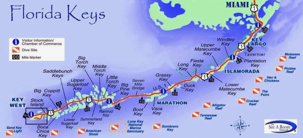 florida keys map